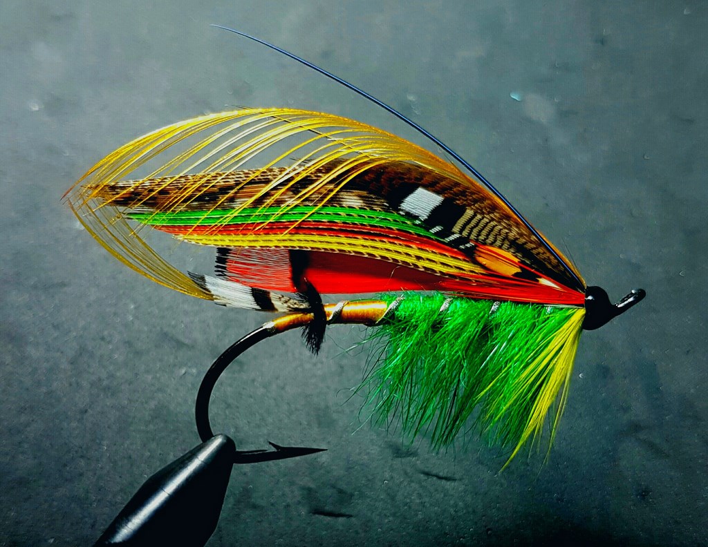 Mouches De Pêche Au Saumon Highlander Vert - Doubles - Tailles 4 à 10 - Lot De 8 - BestCity