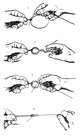 LE NOEUD D'ANGUILLE DOUBLE