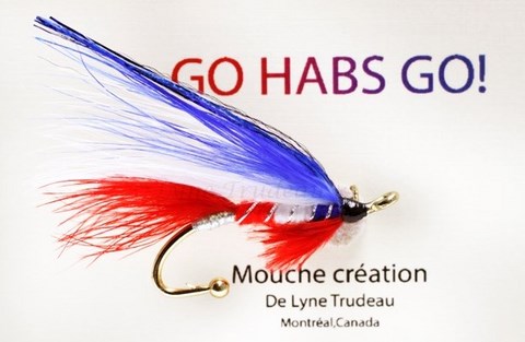 Mouche épinglette: Go Habs Go!