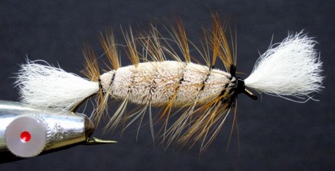 BOMBER CIGAR; BRUN, HACKLE BRUN