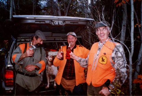 chasse a la bécasse; Alain, Henry-Gilles et Janick