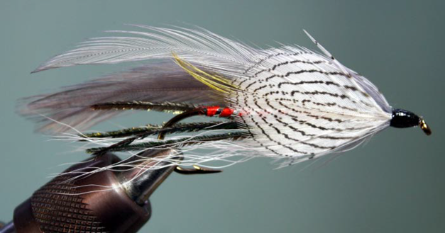 Mouche mer MF4 Minnow Sprat Fulling Mill, pour la pêche du bar, truites