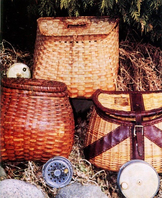 Panier Creel Vintage Pour La Pêche à La Mouche – Authentique Et Plein De Caractère