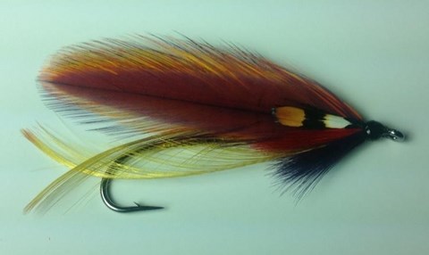 streamer; ouananiche sunset